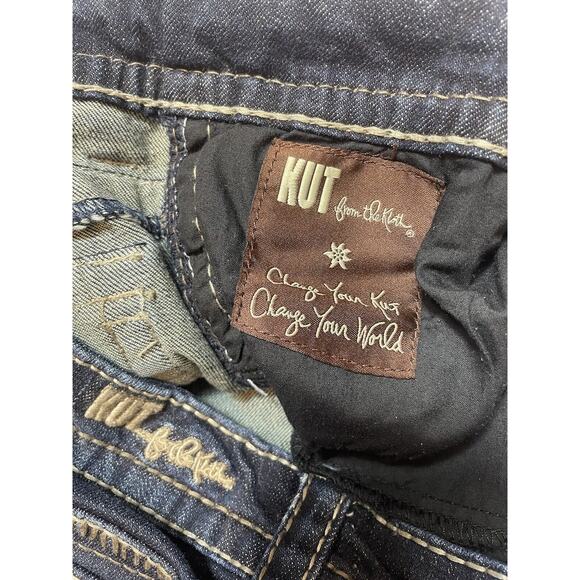 Kut from the Kloth Bootcut Womens Jeans Sz 6 Natalie Mid Rise Dark Wash - Picture 11 of 11